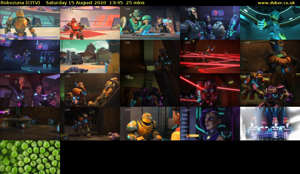 Robozuna (CITV) Saturday 15 August 2020 13:45 - 14:10