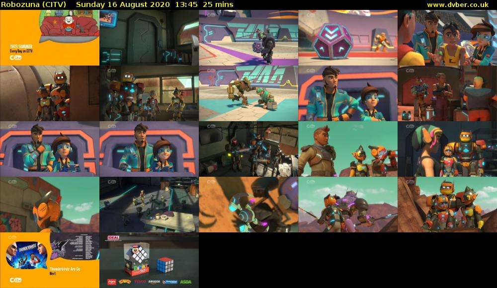 Robozuna (CITV) Sunday 16 August 2020 13:45 - 14:10