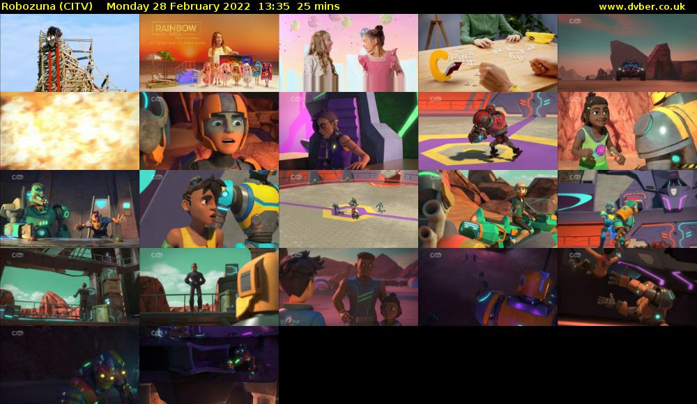 Robozuna (CITV) Monday 28 February 2022 13:35 - 14:00