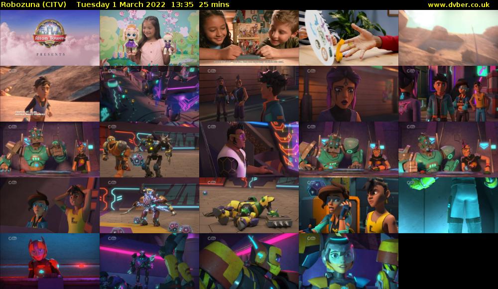 Robozuna (CITV) Tuesday 1 March 2022 13:35 - 14:00