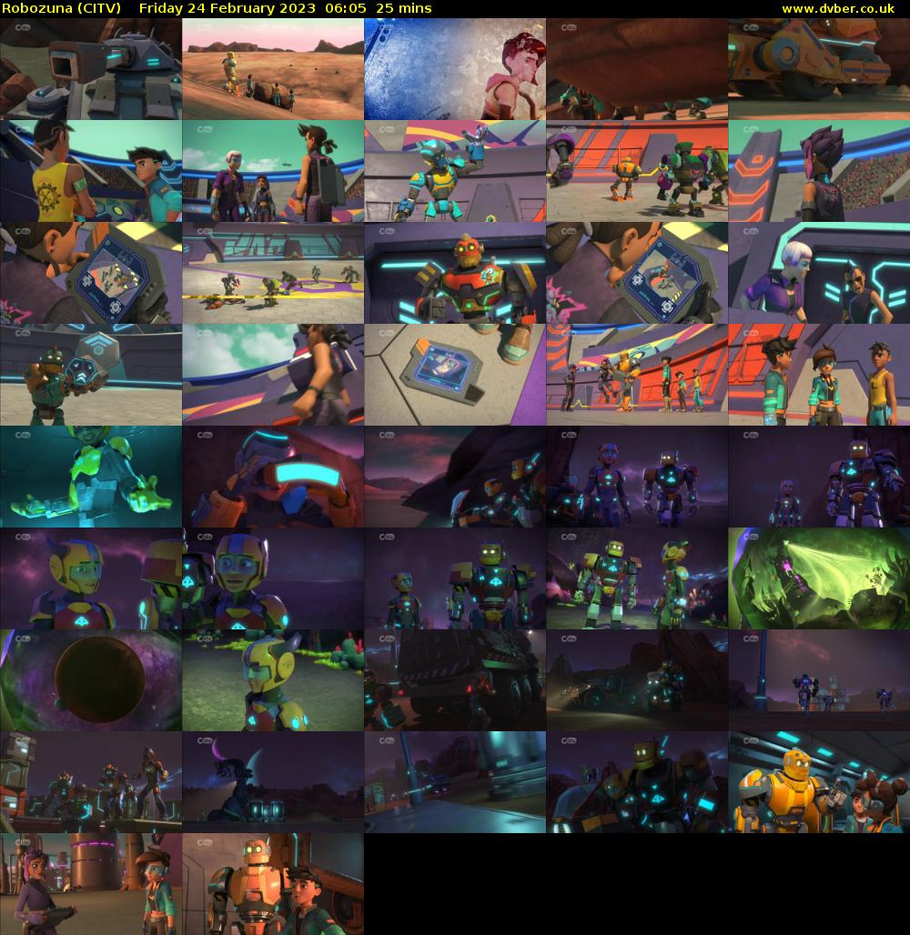 Robozuna (CITV) Friday 24 February 2023 06:05 - 06:30