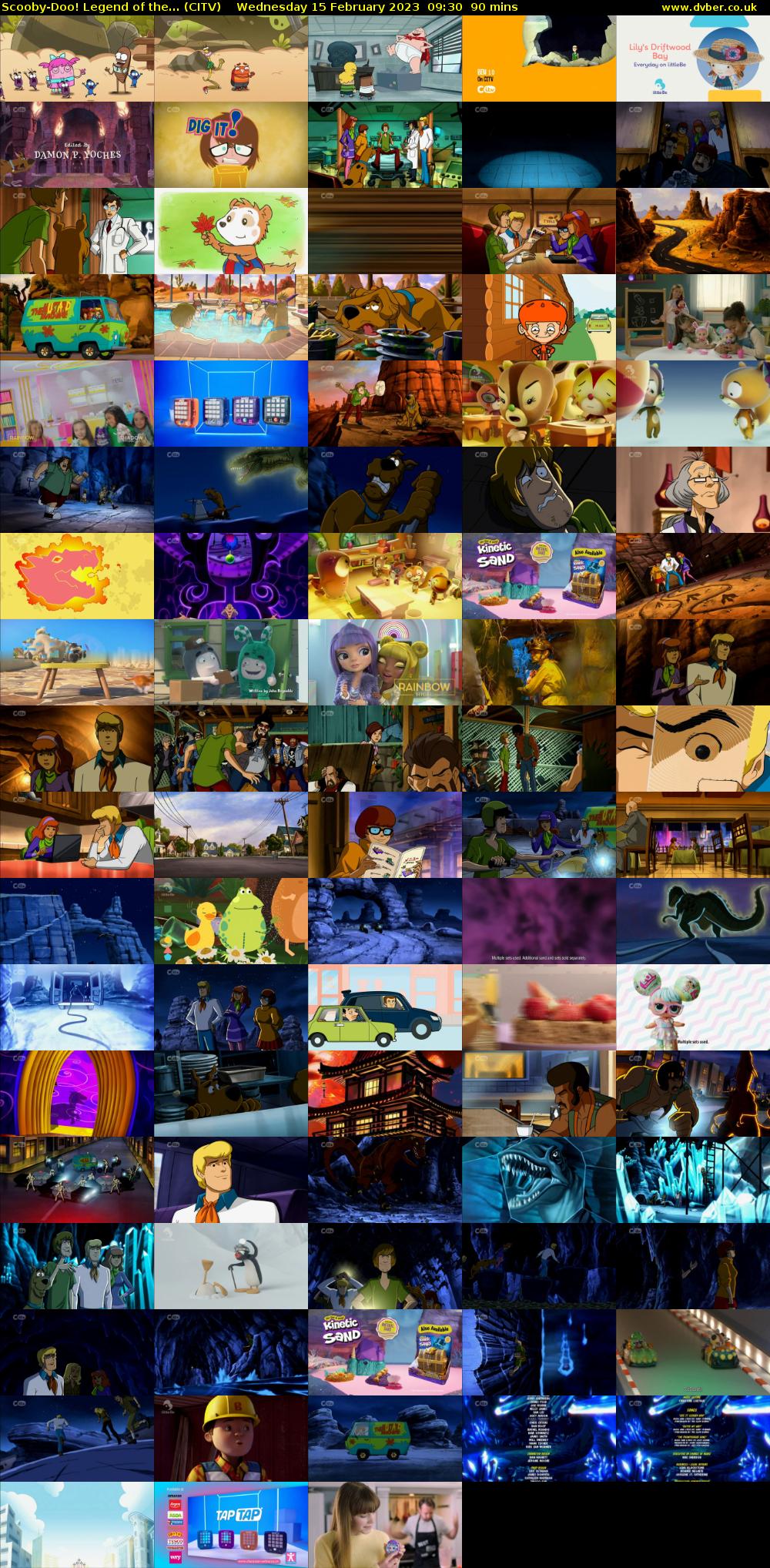 Scooby-Doo! Legend of the... (CITV) Wednesday 15 February 2023 09:30 - 11:00