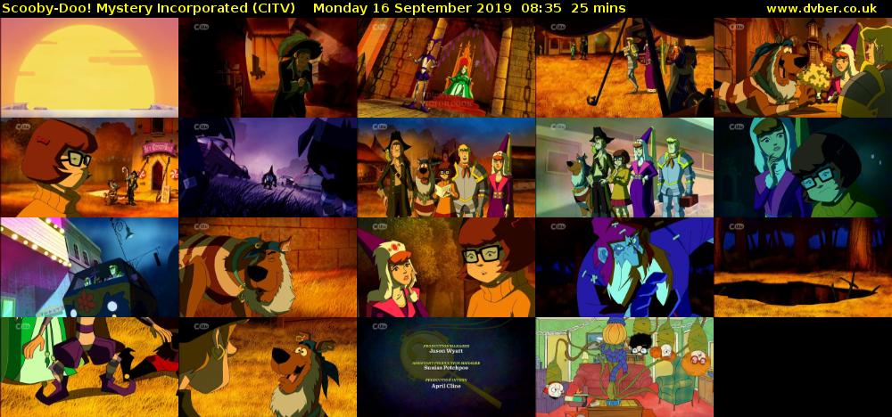 Scooby-Doo! Mystery Incorporated (CITV) Monday 16 September 2019 08:35 - 09:00