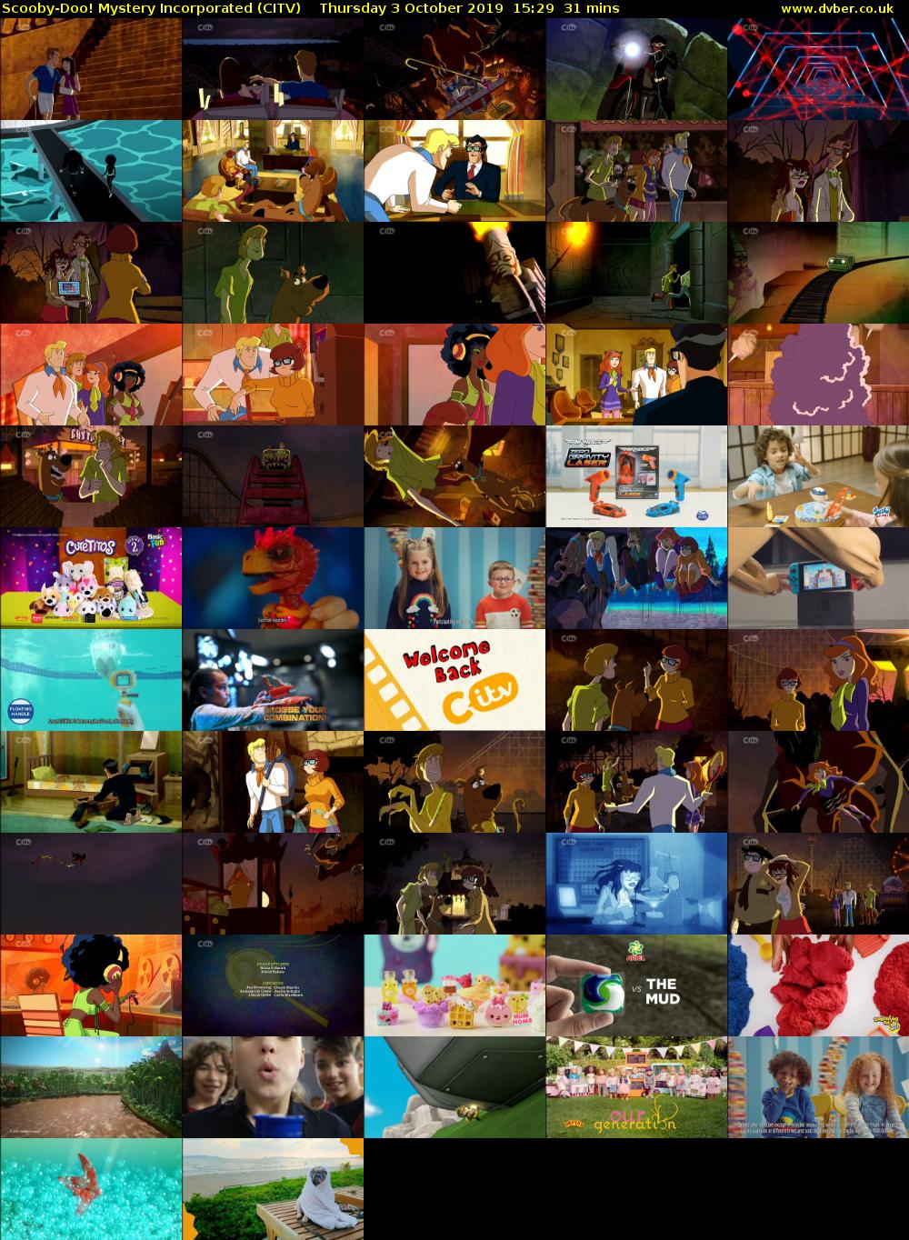 Scooby-Doo! Mystery Incorporated (CITV) Thursday 3 October 2019 15:29 - 16:00