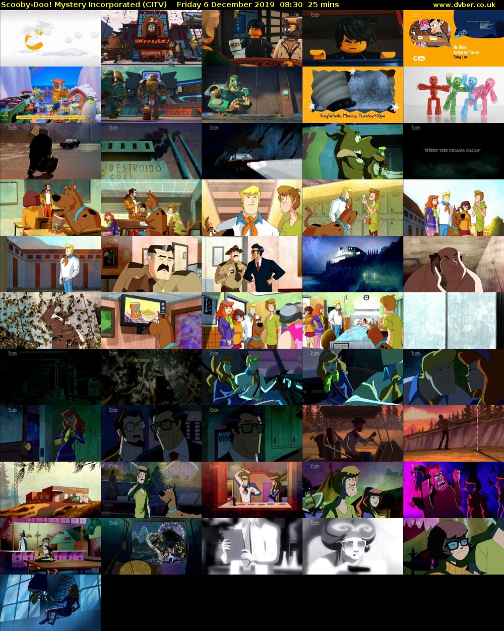 Scooby-Doo! Mystery Incorporated (CITV) Friday 6 December 2019 08:30 - 08:55