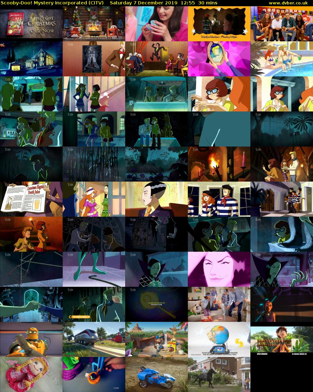 Scooby-Doo! Mystery Incorporated (CITV) Saturday 7 December 2019 12:55 - 13:25