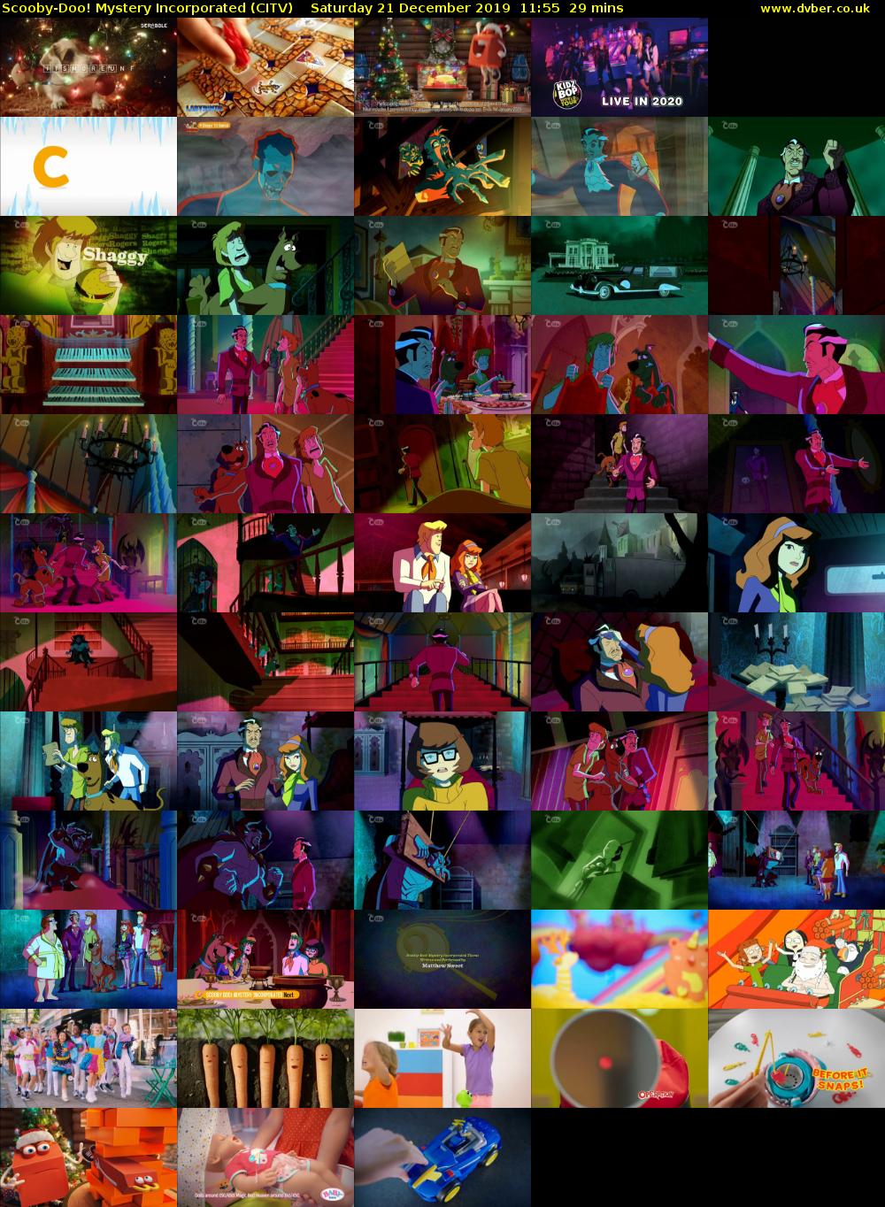 Scooby-Doo! Mystery Incorporated (CITV) Saturday 21 December 2019 11:55 - 12:24