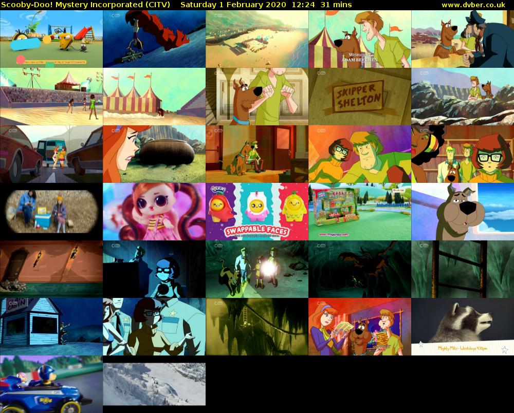 Scooby-Doo! Mystery Incorporated (CITV) Saturday 1 February 2020 12:24 - 12:55