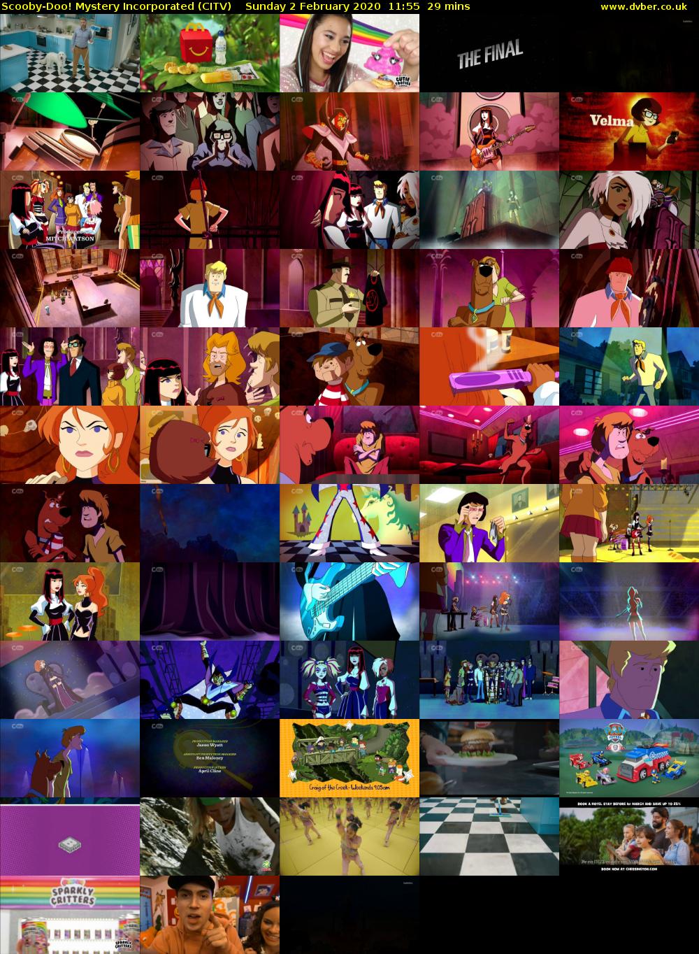 Scooby-Doo! Mystery Incorporated (CITV) Sunday 2 February 2020 11:55 - 12:24