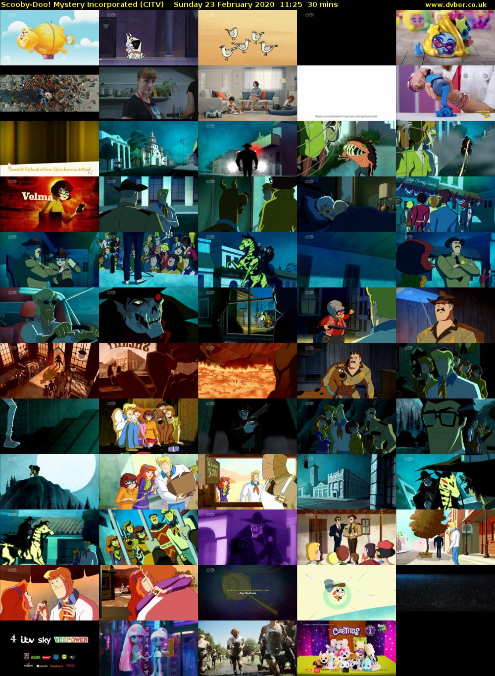 Scooby-Doo! Mystery Incorporated (CITV) Sunday 23 February 2020 11:25 - 11:55