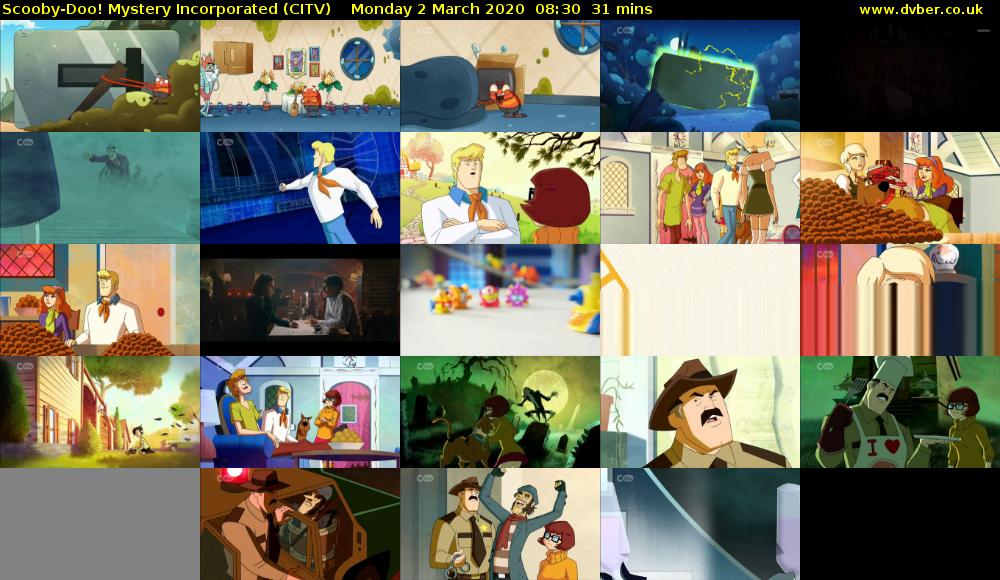 Scooby-Doo! Mystery Incorporated (CITV) Monday 2 March 2020 08:30 - 09:01