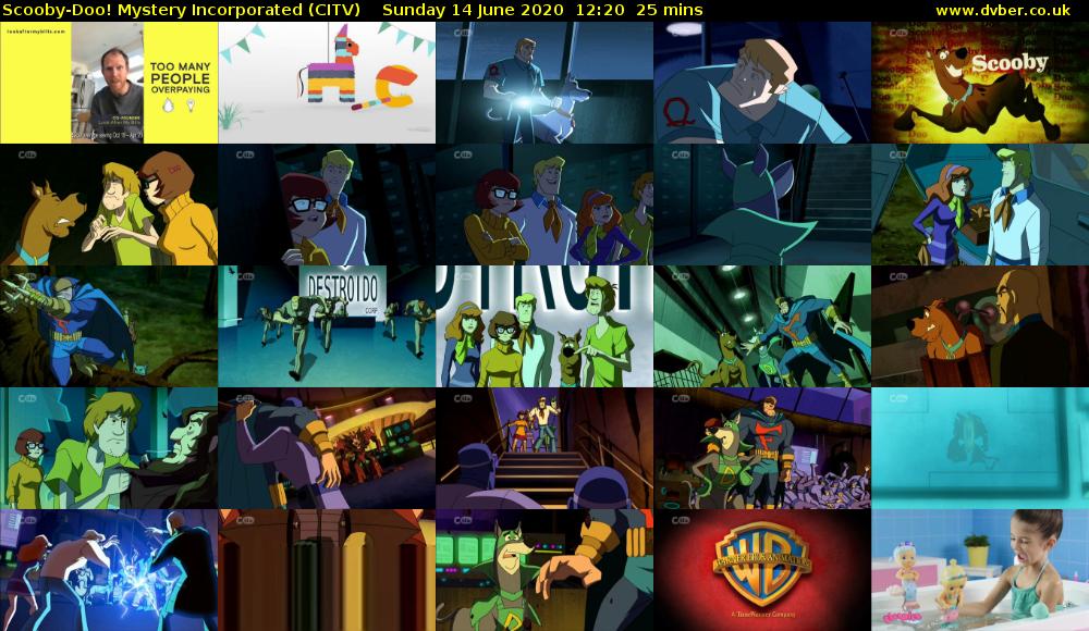Scooby-Doo! Mystery Incorporated (CITV) Sunday 14 June 2020 12:20 - 12:45