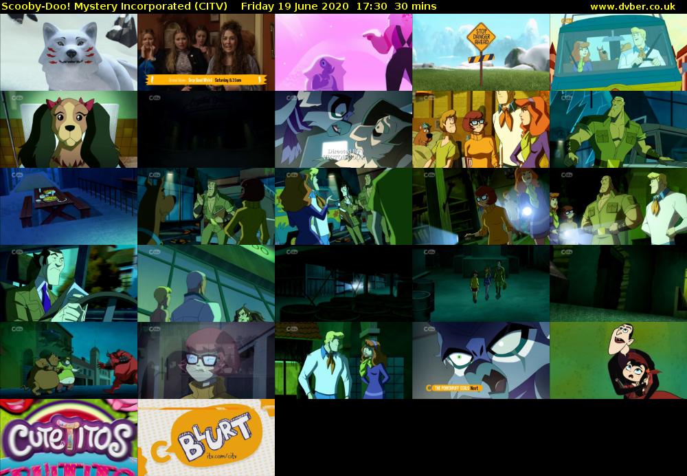 Scooby-Doo! Mystery Incorporated (CITV) Friday 19 June 2020 17:30 - 18:00