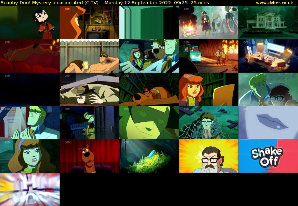Scooby-Doo! Mystery Incorporated (CITV) Monday 12 September 2022 09:25 - 09:50