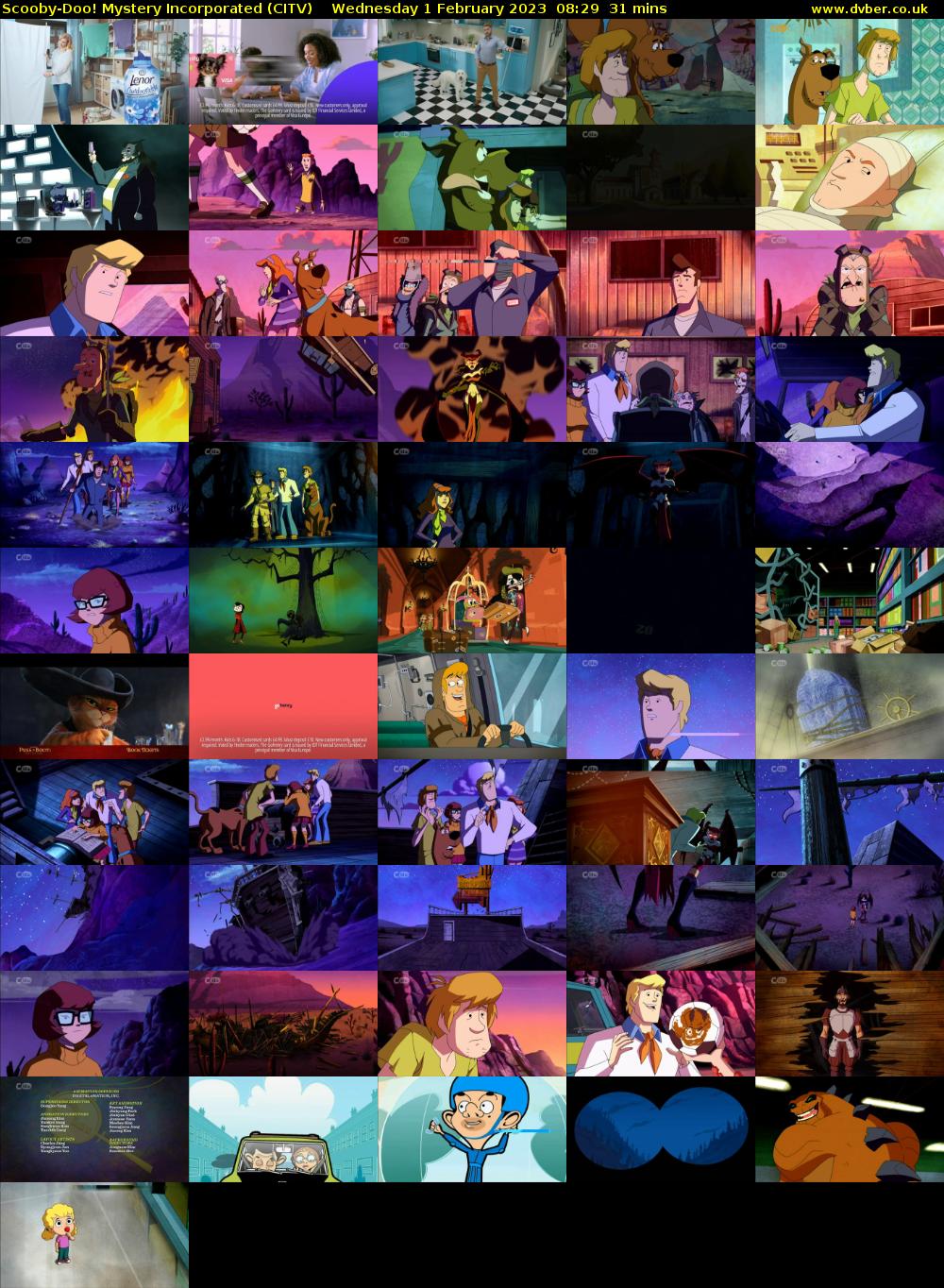 Scooby-Doo! Mystery Incorporated (CITV) Wednesday 1 February 2023 08:29 - 09:00