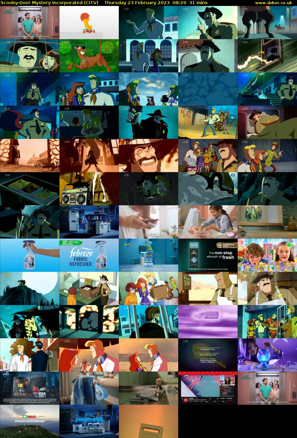 Scooby-Doo! Mystery Incorporated (CITV) Thursday 23 February 2023 08:29 - 09:00
