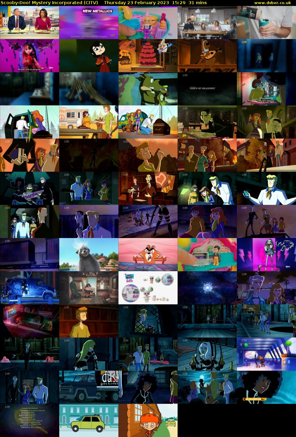 Scooby-Doo! Mystery Incorporated (CITV) Thursday 23 February 2023 15:29 - 16:00