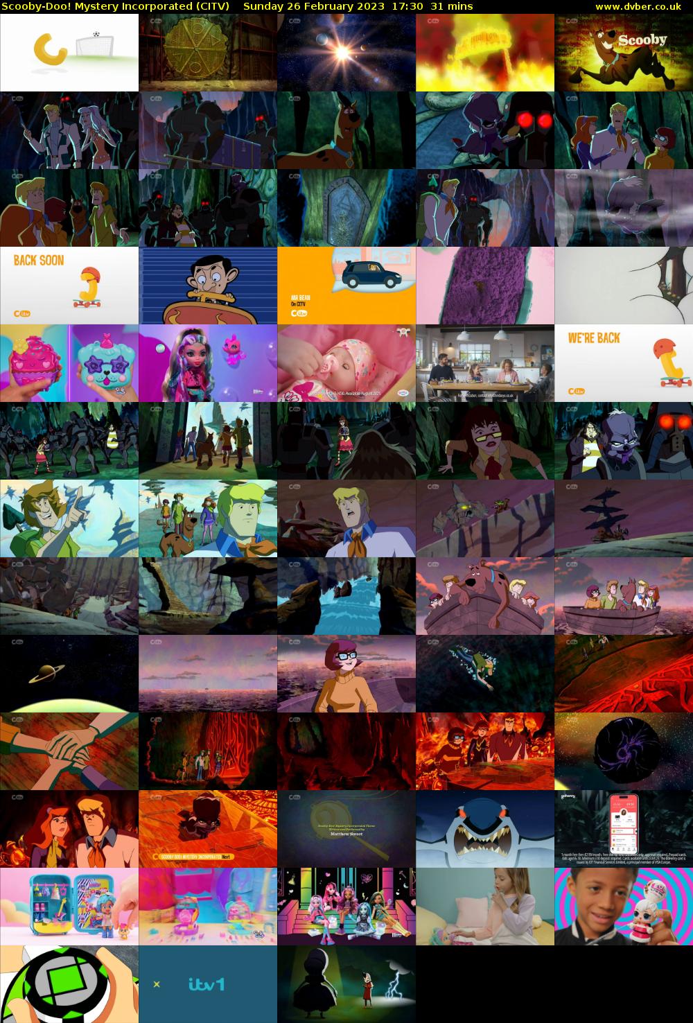 Scooby-Doo! Mystery Incorporated (CITV) Sunday 26 February 2023 17:30 - 18:01