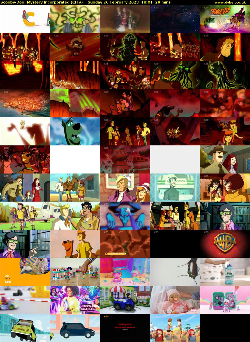 Scooby-Doo! Mystery Incorporated (CITV) Sunday 26 February 2023 18:01 - 18:30