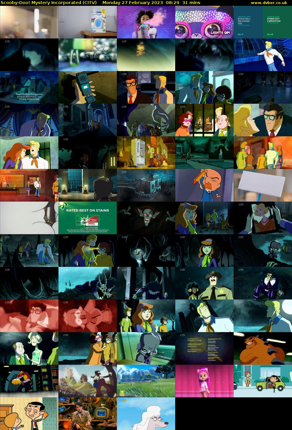 Scooby-Doo! Mystery Incorporated (CITV) Monday 27 February 2023 08:29 - 09:00