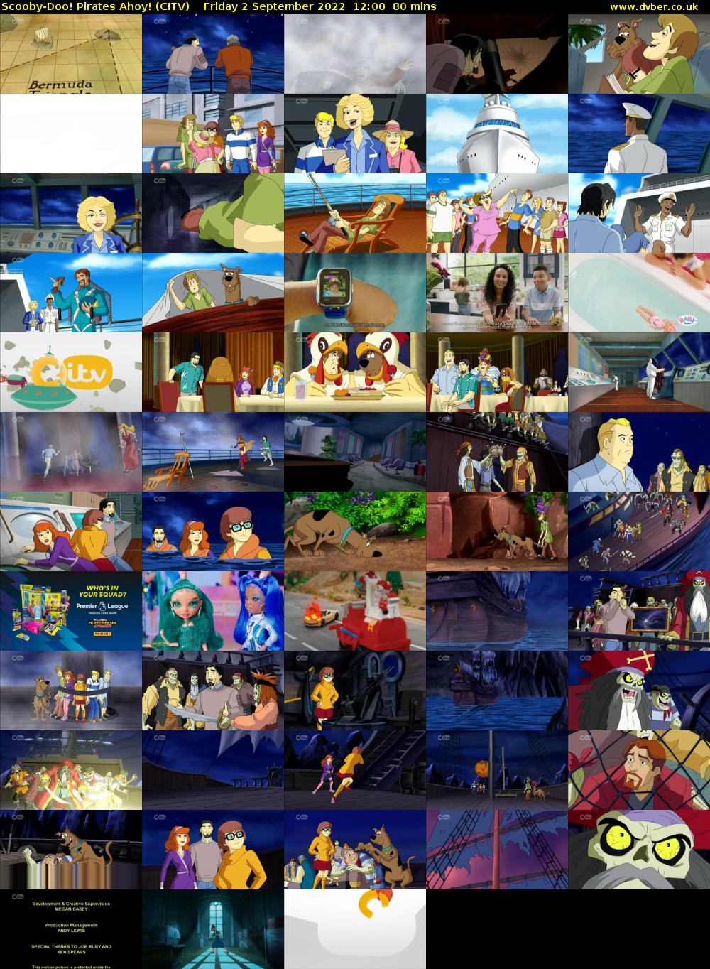 Scooby-Doo! Pirates Ahoy! (CITV) Friday 2 September 2022 12:00 - 13:20