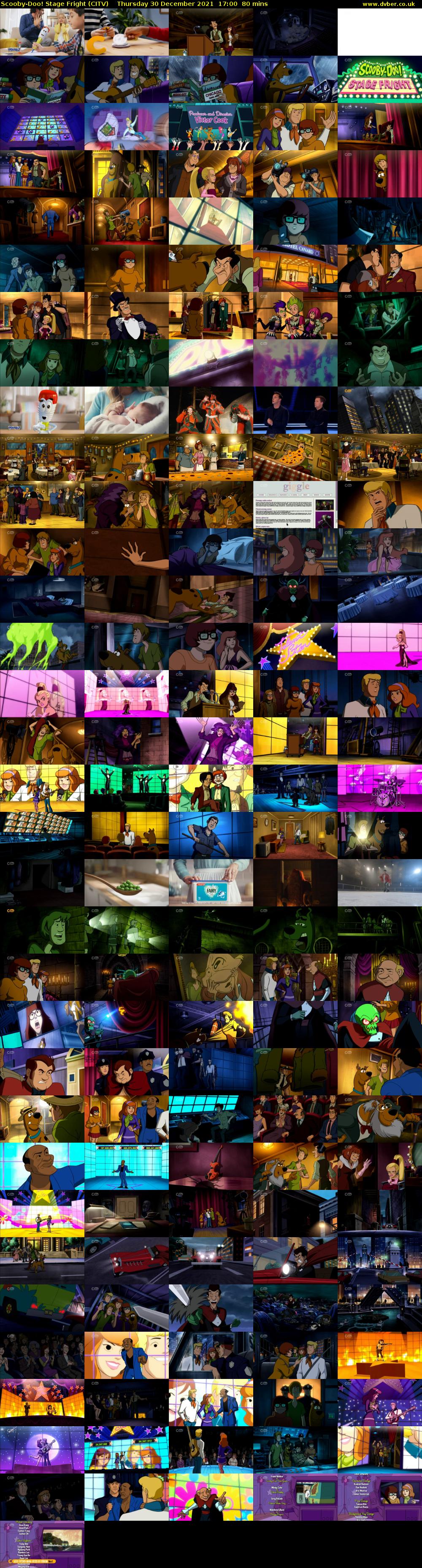 Scooby-Doo! Stage Fright (CITV) Thursday 30 December 2021 17:00 - 18:20