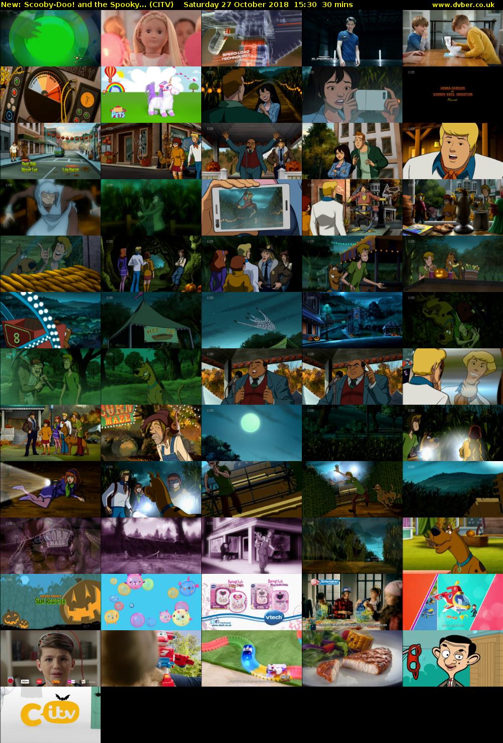 Scooby-Doo! and the Spooky... (CITV) Saturday 27 October 2018 15:30 - 16:00