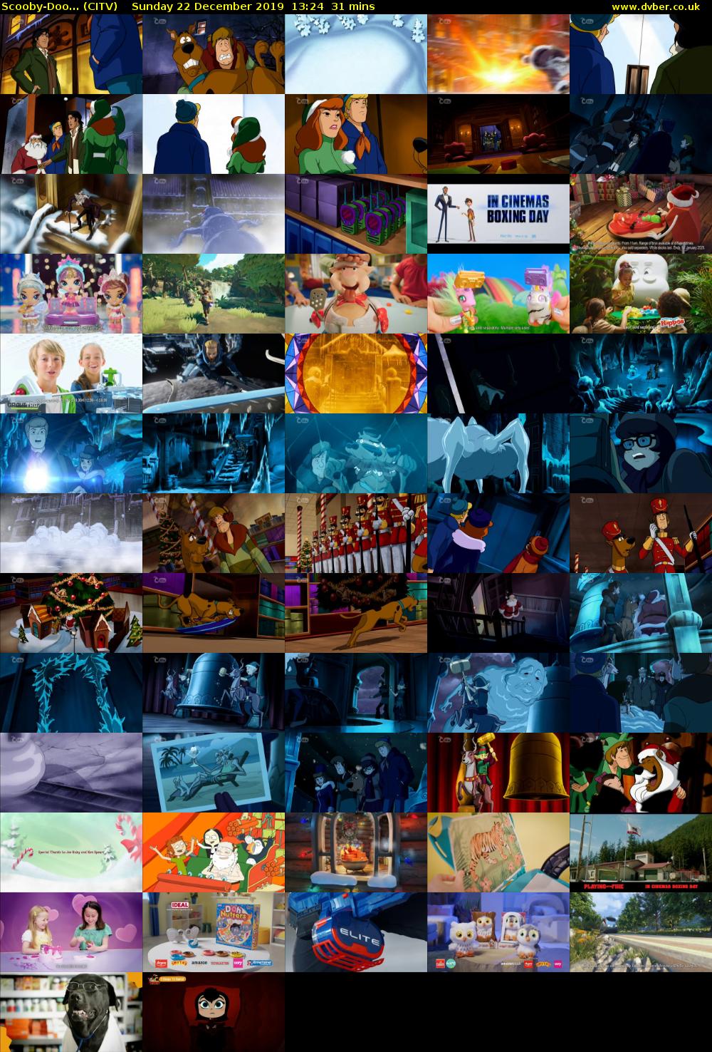 Scooby-Doo... (CITV) Sunday 22 December 2019 13:24 - 13:55