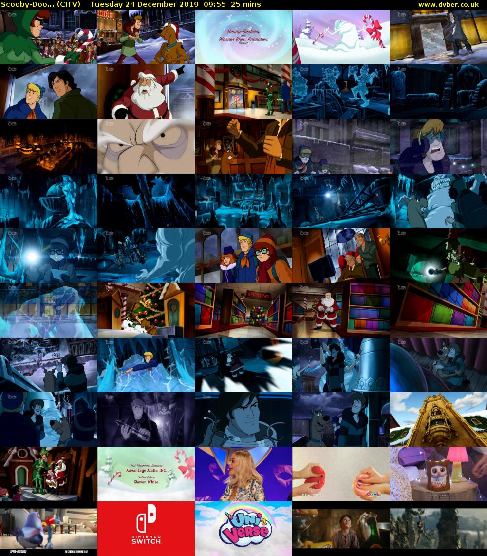 Scooby-Doo... (CITV) Tuesday 24 December 2019 09:55 - 10:20