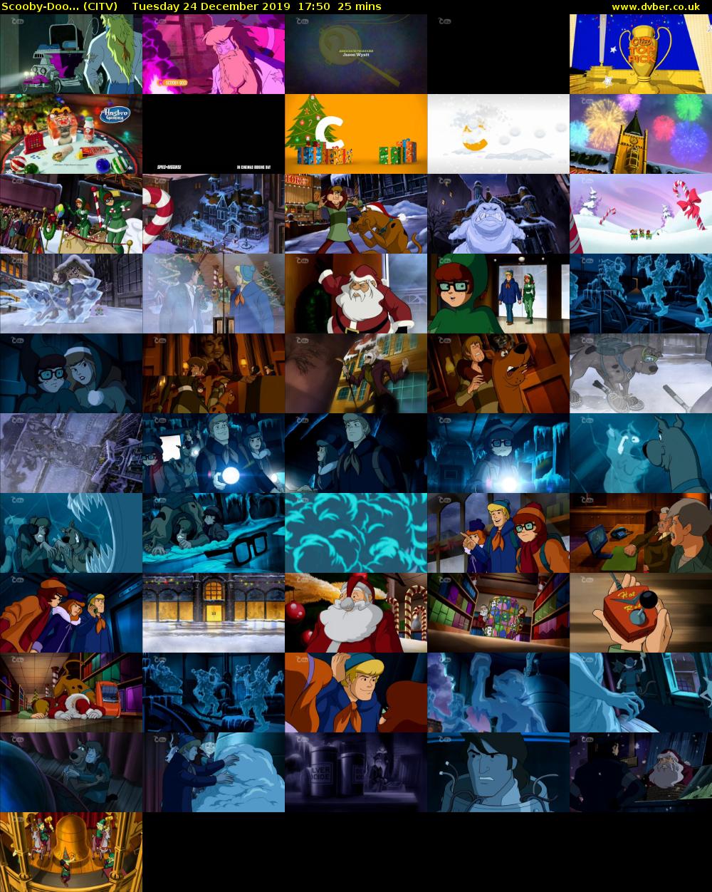Scooby-Doo... (CITV) Tuesday 24 December 2019 17:50 - 18:15