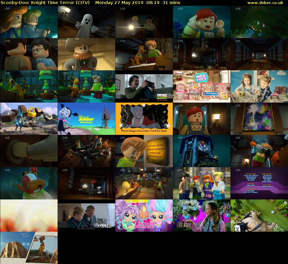 Scooby-Doo: Knight Time Terror (CITV) Monday 27 May 2019 08:19 - 08:50