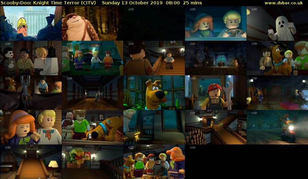 Scooby-Doo: Knight Time Terror (CITV) Sunday 13 October 2019 08:00 - 08:25