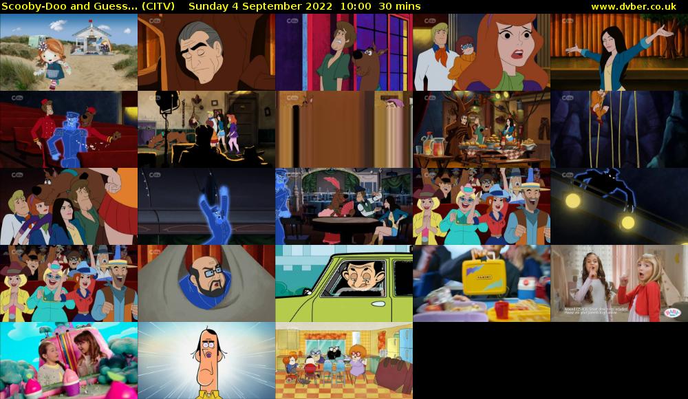 Scooby-Doo and Guess... (CITV) Sunday 4 September 2022 10:00 - 10:30