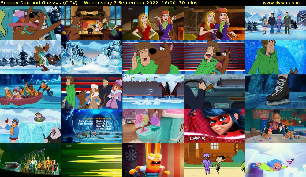 Scooby-Doo and Guess... (CITV) Wednesday 7 September 2022 16:00 - 16:30