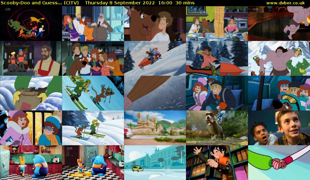 Scooby-Doo and Guess... (CITV) Thursday 8 September 2022 16:00 - 16:30