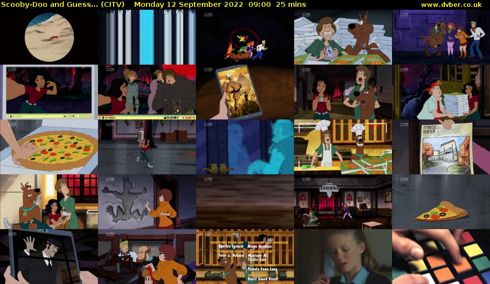 Scooby-Doo and Guess... (CITV) Monday 12 September 2022 09:00 - 09:25