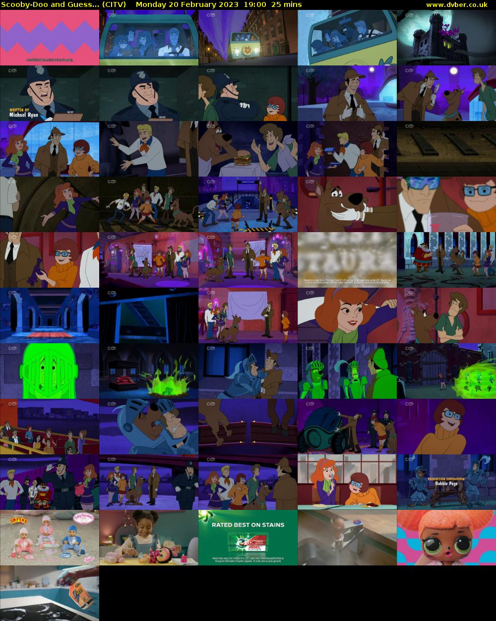 Scooby-Doo and Guess... (CITV) Monday 20 February 2023 19:00 - 19:25