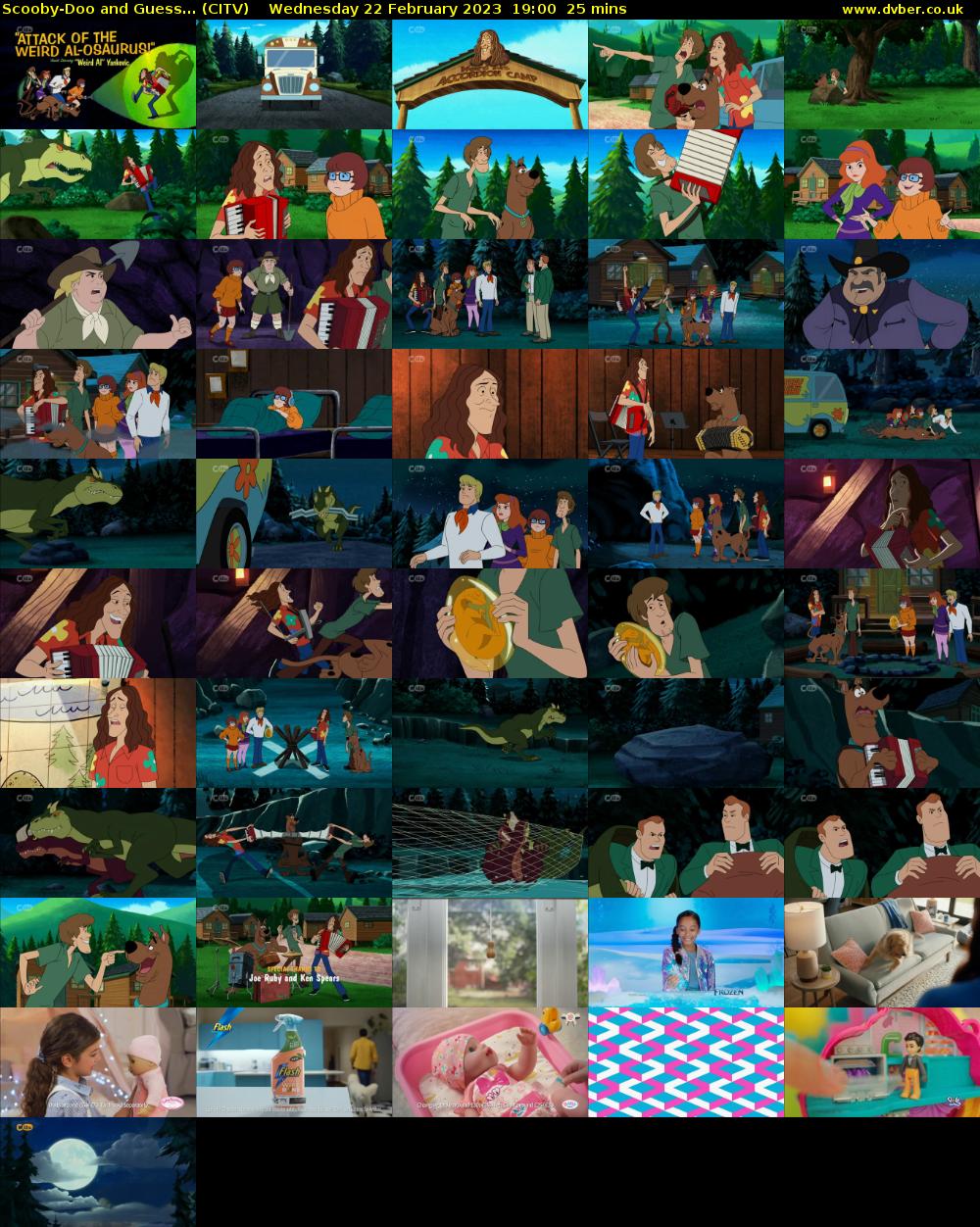 Scooby-Doo and Guess... (CITV) Wednesday 22 February 2023 19:00 - 19:25