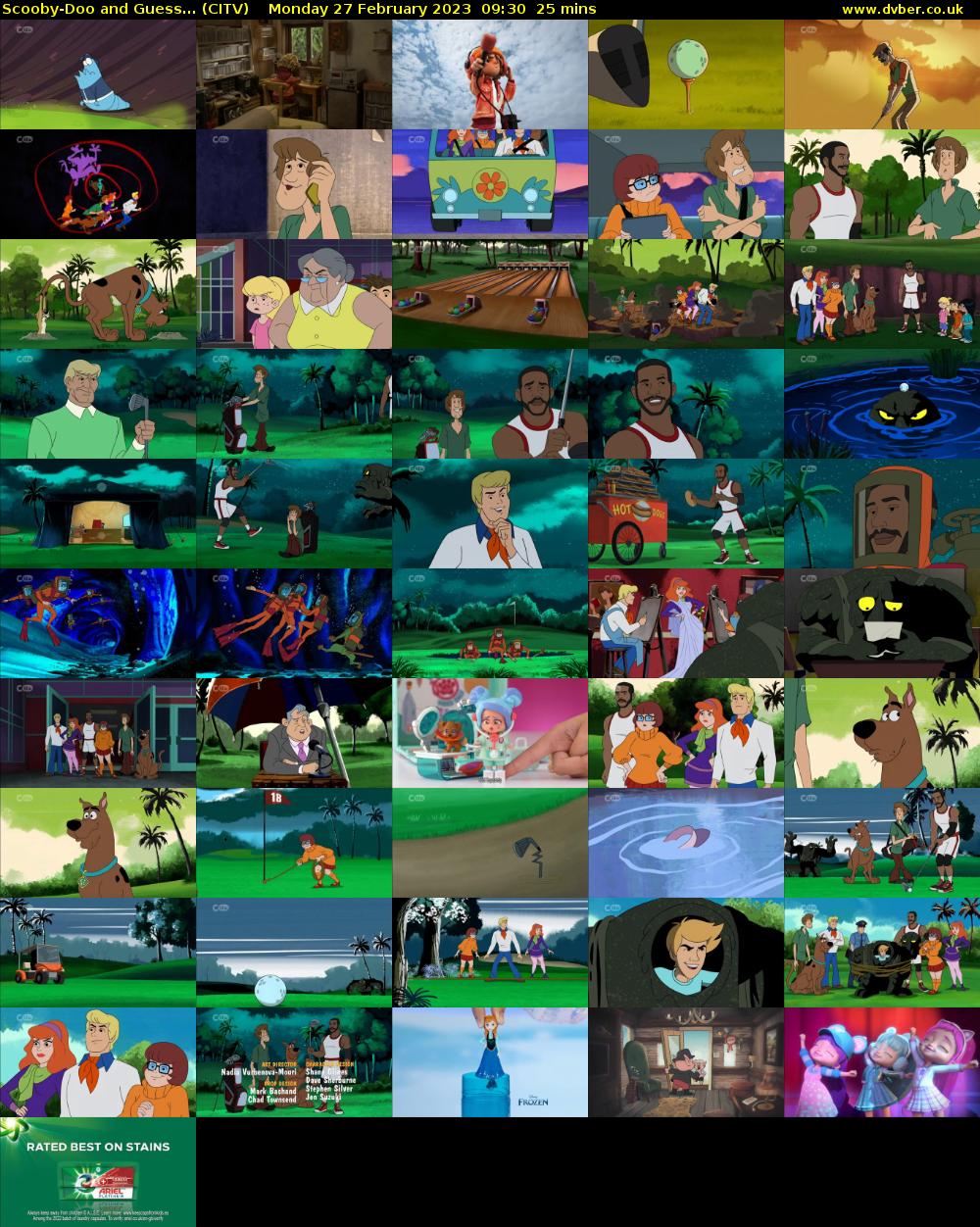 Scooby-Doo and Guess... (CITV) Monday 27 February 2023 09:30 - 09:55