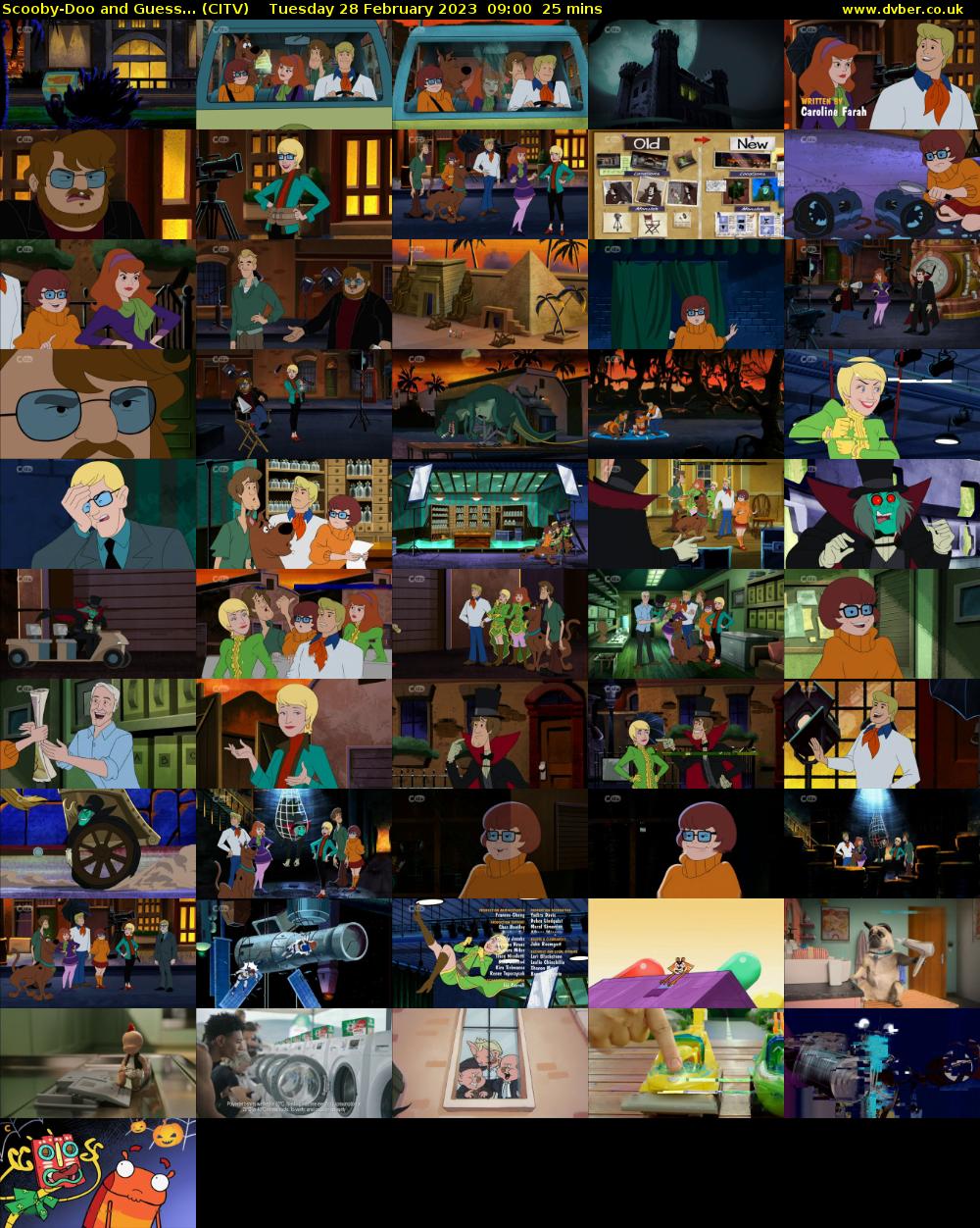 Scooby-Doo and Guess... (CITV) Tuesday 28 February 2023 09:00 - 09:25
