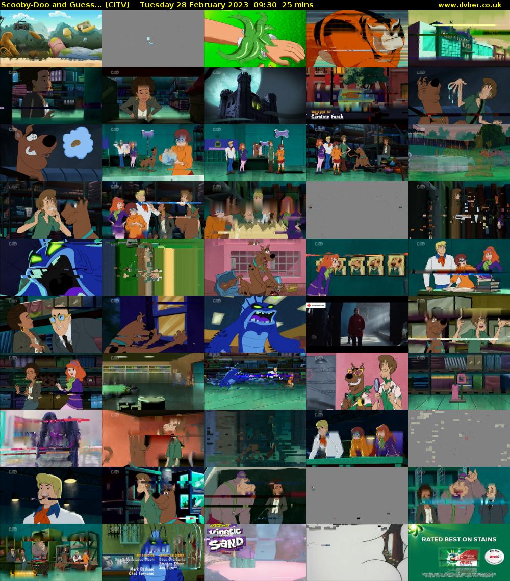 Scooby-Doo and Guess... (CITV) Tuesday 28 February 2023 09:30 - 09:55