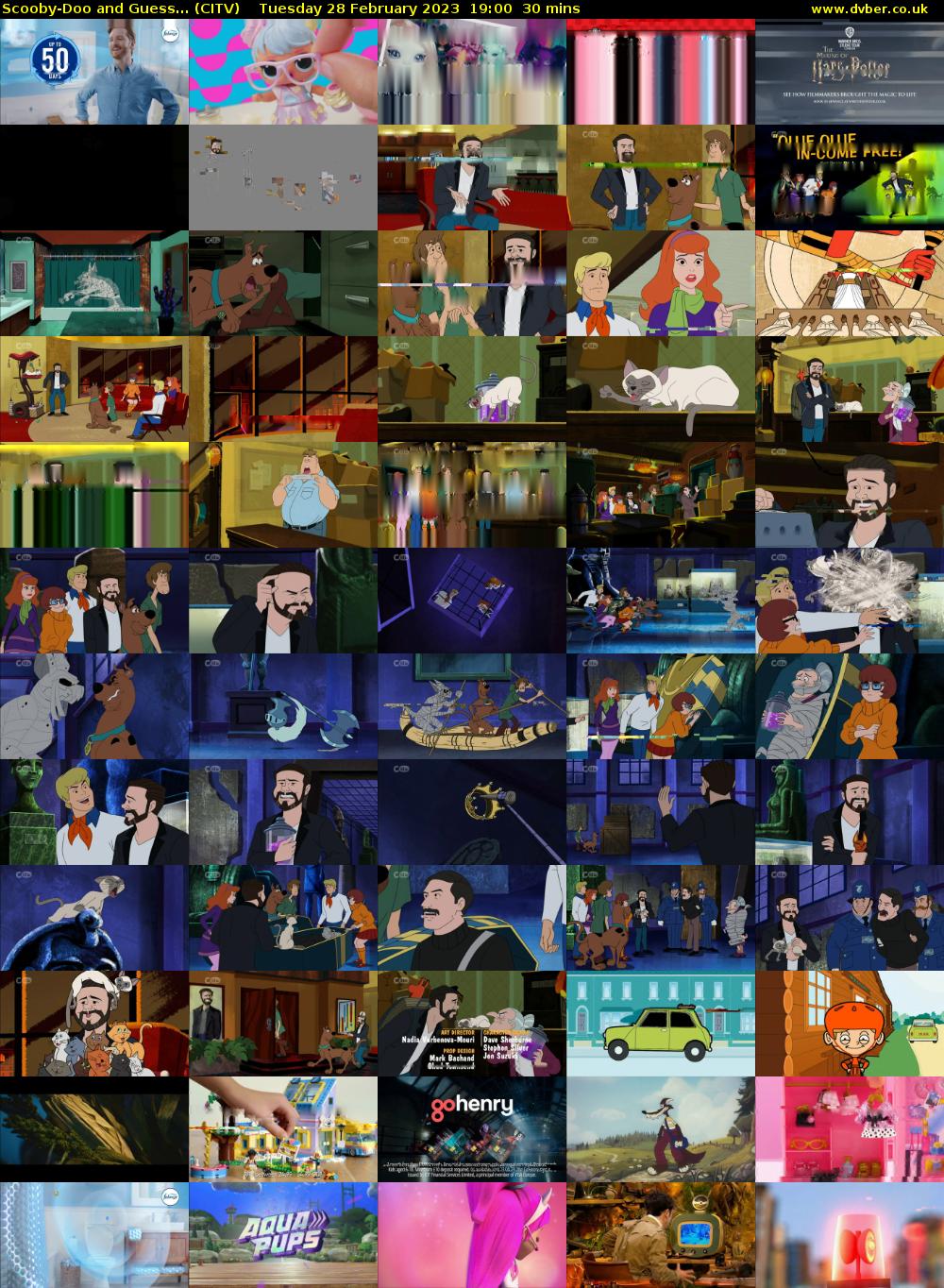 Scooby-Doo and Guess... (CITV) Tuesday 28 February 2023 19:00 - 19:30
