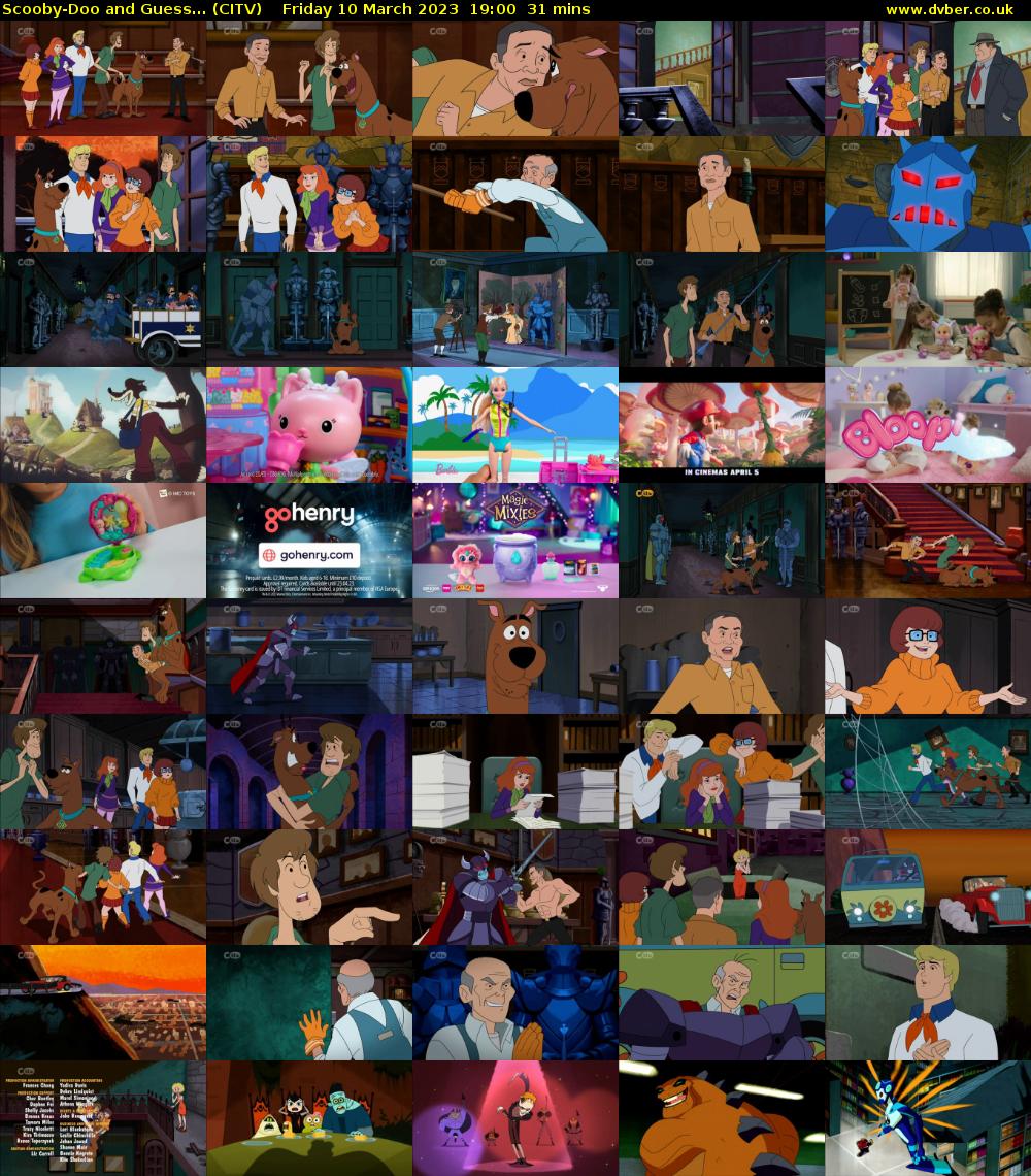 Scooby-Doo and Guess... (CITV) Friday 10 March 2023 19:00 - 19:31
