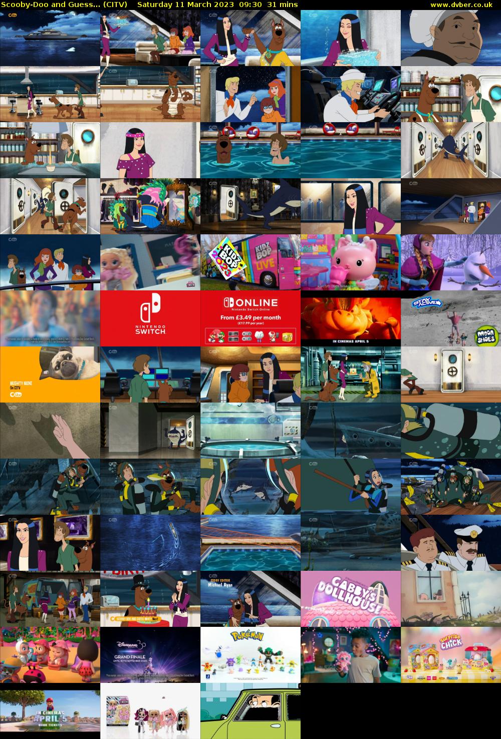 Scooby-Doo and Guess... (CITV) Saturday 11 March 2023 09:30 - 10:01