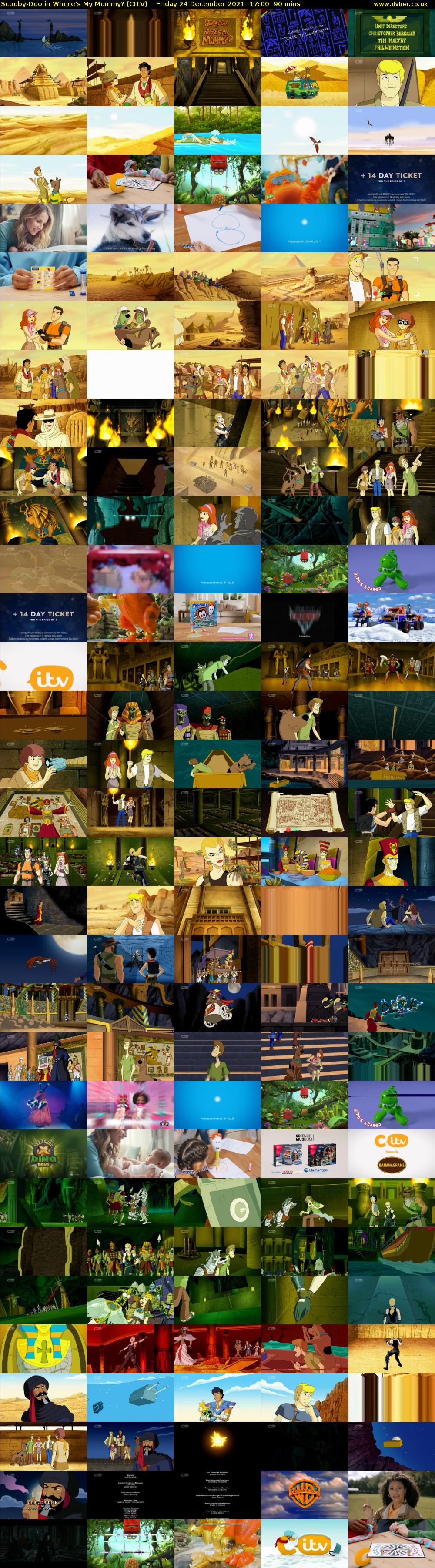 Scooby-Doo in Where's My Mummy? (CITV) Friday 24 December 2021 17:00 - 18:30