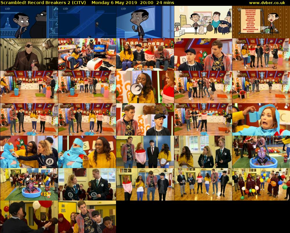 Scrambled! Record Breakers 2 (CITV) Monday 6 May 2019 20:00 - 20:24