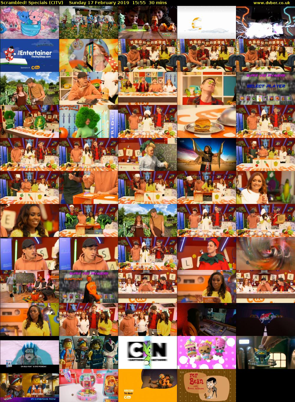 Scrambled! Specials (CITV) Sunday 17 February 2019 15:55 - 16:25