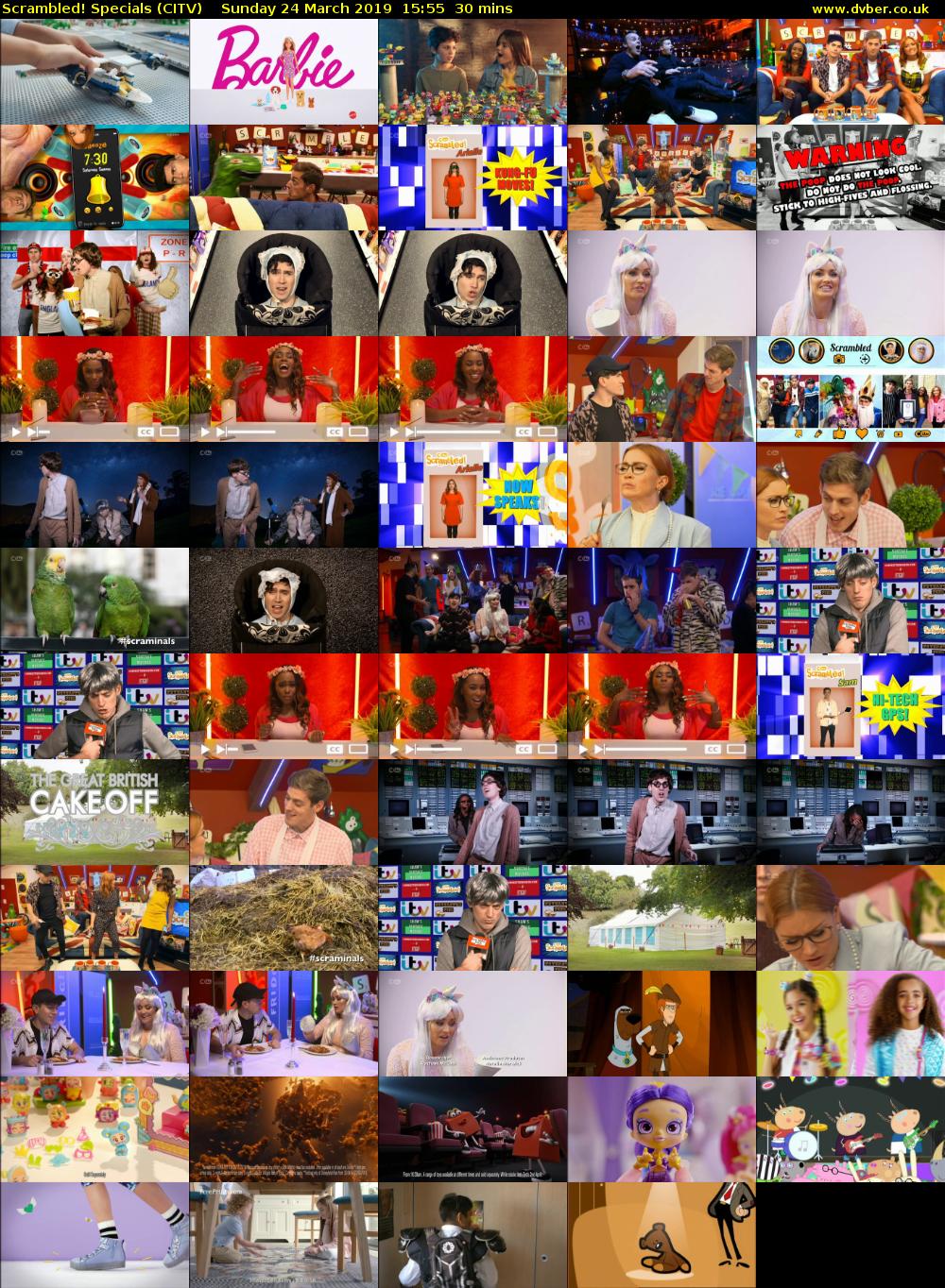 Scrambled! Specials (CITV) Sunday 24 March 2019 15:55 - 16:25
