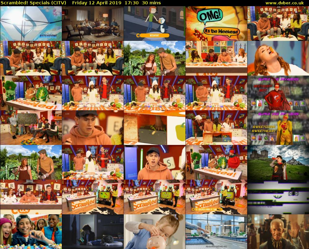 Scrambled! Specials (CITV) Friday 12 April 2019 17:30 - 18:00