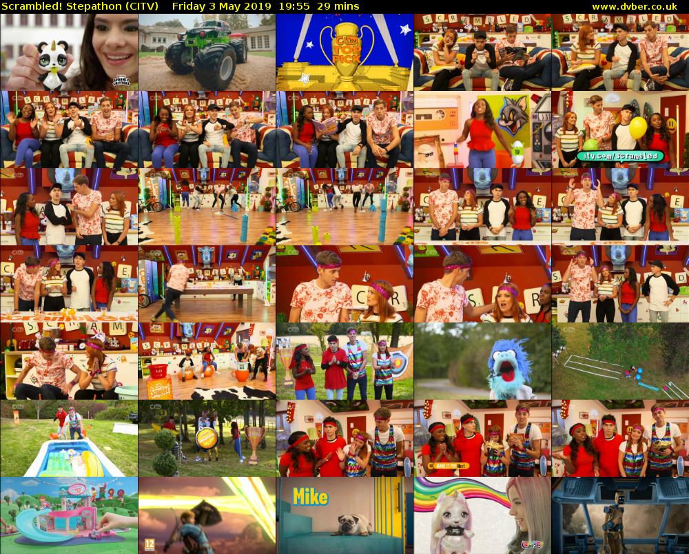 Scrambled! Stepathon (CITV) Friday 3 May 2019 19:55 - 20:24